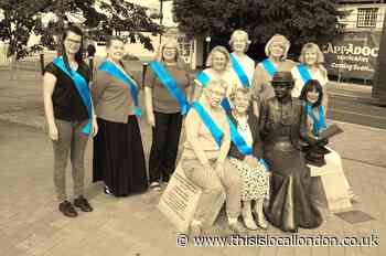 Soroptimists pay tribute to Emily Davison in Epsom