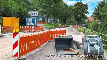 Fahrtzeiten vervielfachen sich - Ernstmühl durch Baustellen regelrecht eingeschlossen - Schwarzwälder Bote