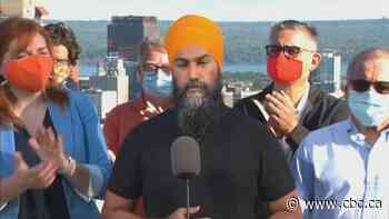 NDP leader promises paid sick leave, better child care during campaign stop in Hamilton