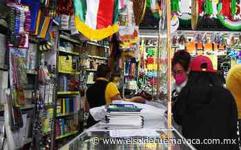 Comerciantes reportan pocas ventas de útiles escolares - El Sol de Cuernavaca