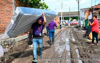 Ejecutivo apoya a los damnificados por las lluvias - El Sol de Cuernavaca