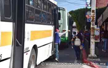 Se verifica que 'rutas' respeten la tarifa mínima - El Sol de Cuernavaca