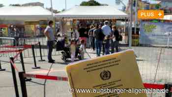 So läuft es jetzt mit der 3G-Regel am Augsburger Plärrer - Augsburger Allgemeine