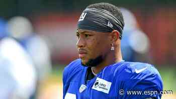 Sources: Saquon OK after contact, eyes Week 1