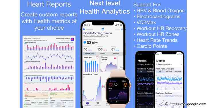 Heart Analyzer for iPhone and Apple Watch updated with new Heart Reports, respiratory rate support, more