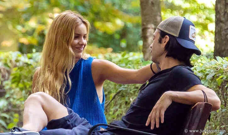 Sebastian Stan Packs on PDA with Girlfriend Alejandra Onieva During an Afternoon in the Park