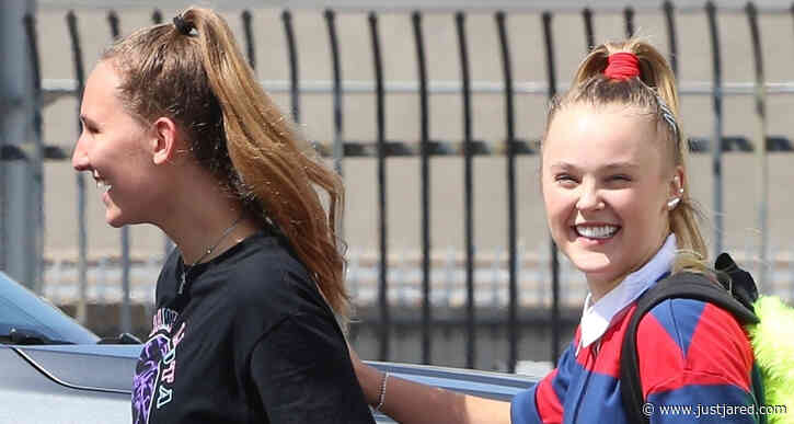 JoJo Siwa Gets Greeted By Girlfriend Kylie Prew Following 'Dancing With The Stars' Rehearsal