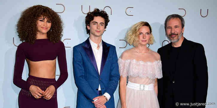 Zendaya Joins Timothee Chalamet & Rebecca Ferguson at 'Dune' Paris Premiere