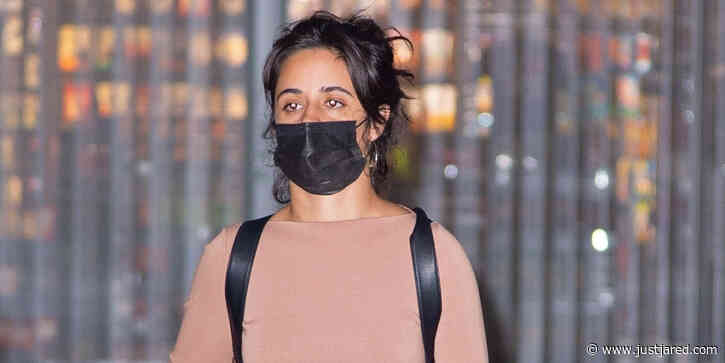 Camila Cabello Keeps It Casual Arriving in NYC For More 'Cinderella' Promo