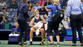 Garbine Muguruza not happy with timing of Barbora Krejcikova's medical timeout - 'So unprofessional' - ESPN