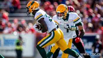 Harris throws 4 TD passes as Elks down Stampeders in Labour Day Classic