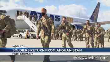 Soldiers return to Fort Drum from Afghanistan