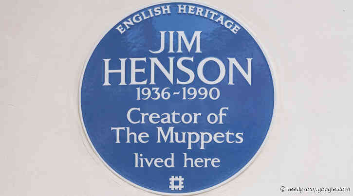 A blue plaque for Muppets creator, Jim Henson