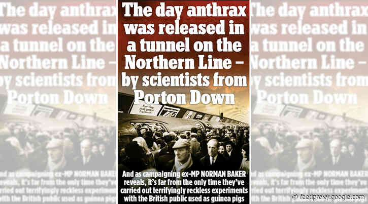 Mail on Sunday censured over London Underground anthrax story