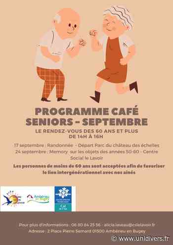 Dé’ambulle – Café seniors de septembre Amberieu en Bugey vendredi 17 septembre 2021 - Unidivers