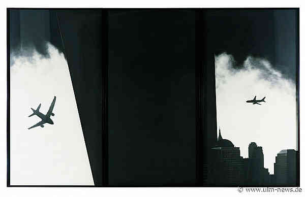20. Jahrestag des 11. Septembers 2001: Zeichnung "The Haunting" von Robert Longo in der kunsthalle weishaupt