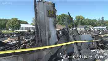 Iconic roller rink burns in southeast Minnesota