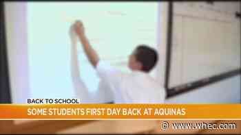Back to School: Some students start first day at Aquinas Institute
