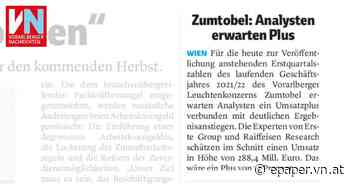 Zumtobel: Analysten erwarten Plus - Vorarlberger Nachrichten | VN.AT