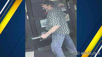 Police searching for suspect in Merced gas station attack