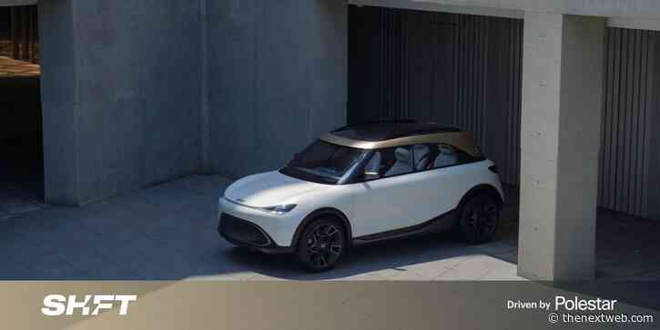 Smart’s Concept #1 is sleek but too damn gold