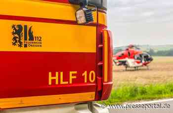 FW Dresden: PKW überschlägt sich - Presseportal.de