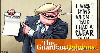 Ben Jennings on Boris Johnson finally unveiling reforms to social care – cartoon
