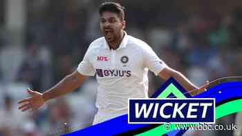 England v India: Rory Burns caught behind for 50 as tourists make breakthrough