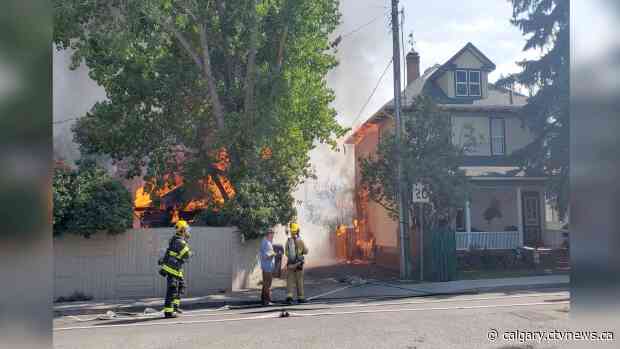 'A shame that a lot of it is gone': 100 year old Lethbridge garage destroyed by fire