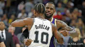LeBron James says Toronto Raptors 'absolutely' should retire DeMar DeRozan's No. 10 - NBA CA