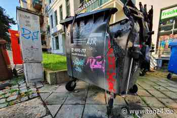 Geht die Serie weiter? Wieder Container in Chemnitz in Flammen - TAG24