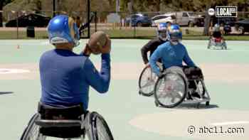 Wheelchair football team brings awareness to adaptive sports