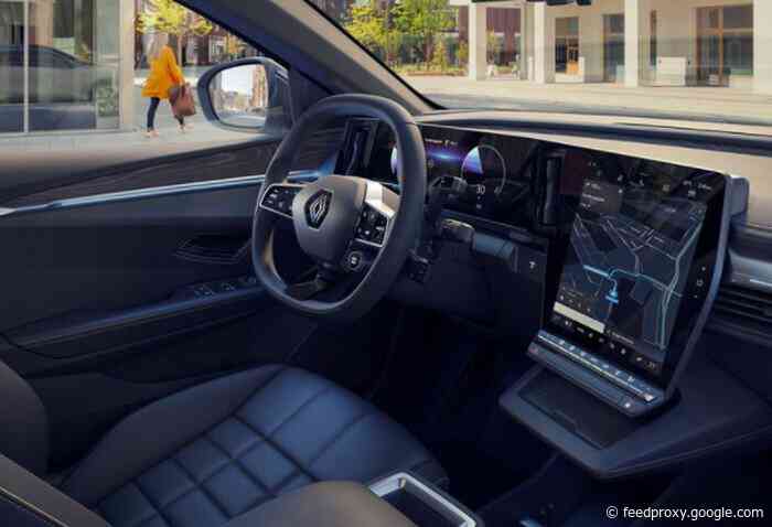 Mégane E-TECH Electric car cockpit Qualcomm powered