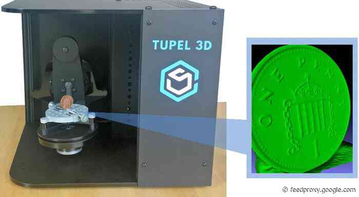 Tupel3D affordable, high precision desktop 3D scanner hits Kickstarter