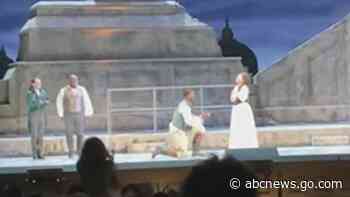 WATCH:  Opera singer proposes onstage after performance