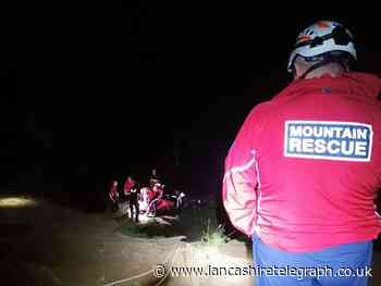 Rescue operation as person falls from swing near the River Ribble