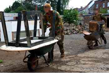 Para's uit Tielen helpen bij watersnood in Wallonië: “Het is apocalyptisch, je ziet het pas echt als je hier b - Gazet van Antwerpen
