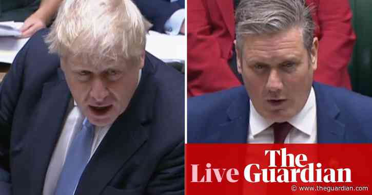 PMQs: Starmer accuses Johnson of ‘hammering workers’ before debate on tax rise for health and social care – live