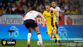 FREE VIDEO: TOM HAMER POST-BOLTON WANDERERS - News - burtonalbionfc.co.uk
