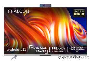 iFFalcon K72 55-Inch 4K QLED Smart TV With Video-Calling Camera, Android TV 11 Launched in India