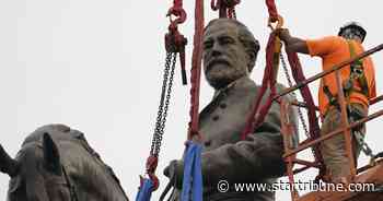 Virginia cuts Confederate Gen. Robert Lee statue into pieces