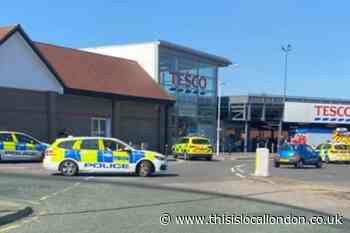 Pedestrian hit by car outside Tesco Elmers End