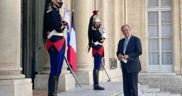 Laschet bei Macron – Eine weiße Rose für «Bataclan»-Opfer