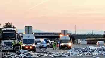 Dalmine incidente A4 oggi, camion si ribalta: lunghe code sull'autostrada - UrbanPost