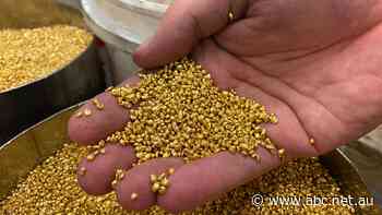 Australia in the gold medal position for producing the precious metal