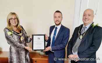 St Helens man presented with Mayor's Good Citizen Award to celebrate planting work - St Helens Star