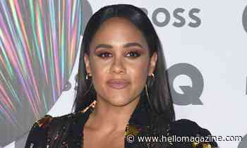 Alex Scott turns up the heat arriving in leg-lengthening shorts - HELLO!