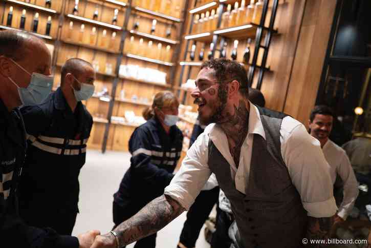 Photo: Post Malone Thanks Firefighters Who Saved His Maison No. 9 Winery