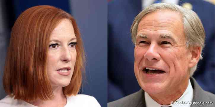 Psaki shoots down Texas Gov. Greg Abbott's pledge to 'eliminate all rapists,' saying 'there has never in history' been a leader who's been able to do so