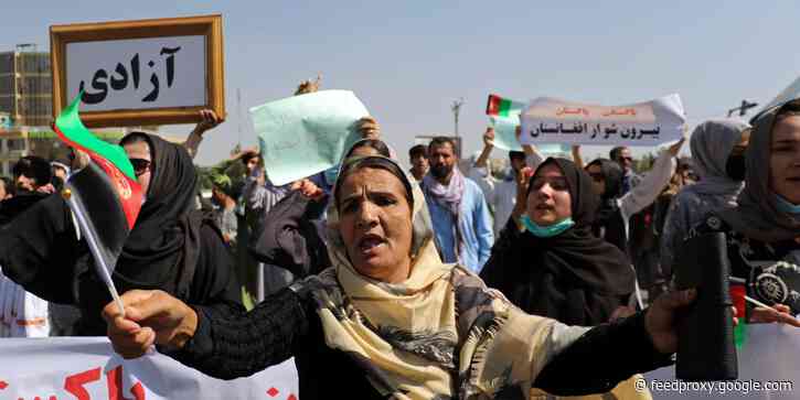 The Taliban are cracking down on Afghan women protesting the new government by whipping, beating people